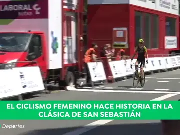 Lucy Kennedy gana la primera clásica de San Sebastián en categoría femenina Lucy Kennedy gana la primera clásica de San Sebastián en categoría femenina