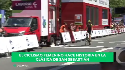 Lucy Kennedy gana la primera clásica de San Sebastián en categoría femenina Lucy Kennedy gana la primera clásica de San Sebastián en categoría femenina