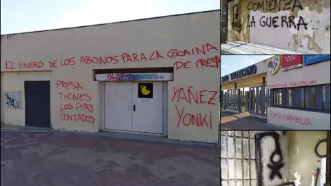 Alrededores del estadio de Vallecas y la ciudad deportiva Alrededores del estadio de Vallecas y la ciudad deportiva