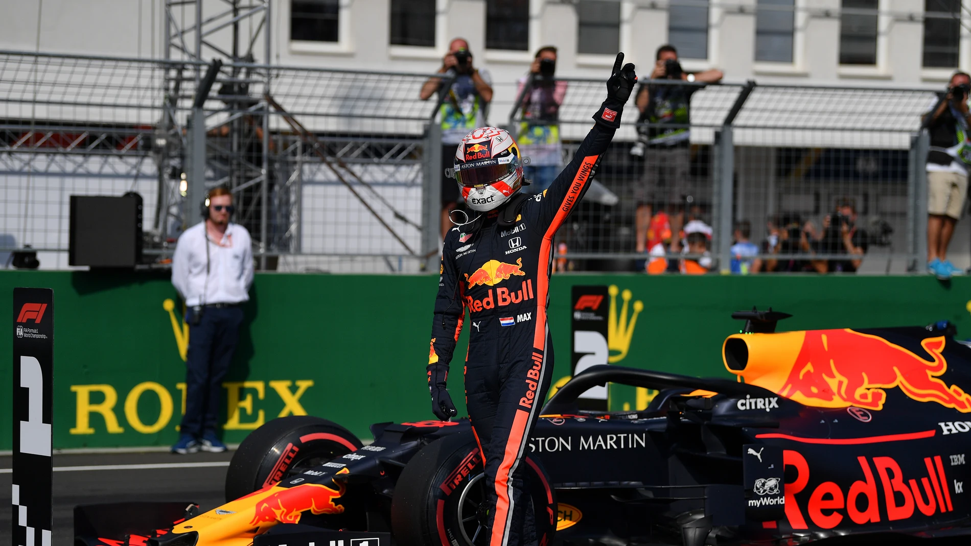 Max Verstappen logra la 'pole' en el GP de Hungría Max Verstappen logra la 'pole' en el GP de Hungría