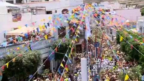 Los grancanarios celebran la fiesta de la Rama en Agaete Los grancanarios celebran la fiesta de la Rama en Agaete