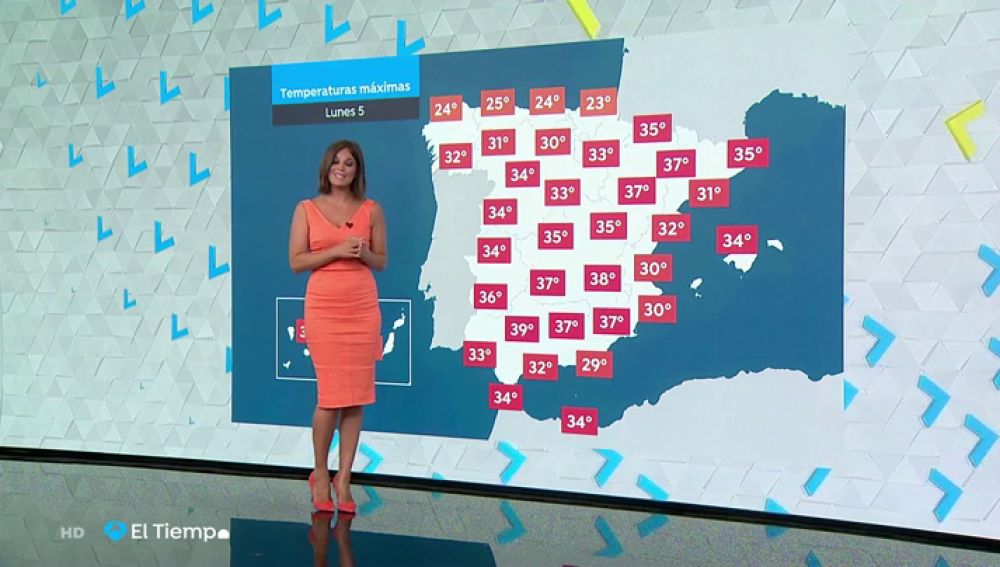 Para el lunes se esperan temperaturas muy altas en el interior oriental y en Baleares