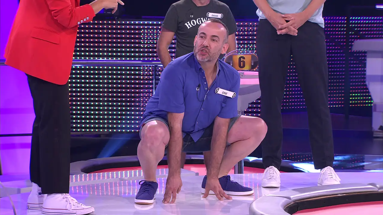 Un sapo llega al plató de '¡Ahora caigo!'