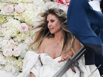 Heidi Klum durante su boda en Capri Heidi Klum durante su boda en Capri