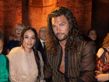 Jason Momoa y su mujer Lisa Bonet Jason Momoa y su mujer Lisa Bonet