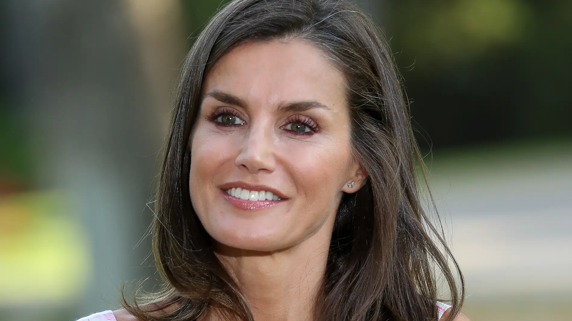 La reina Letizia durante el tradicional posado en Mallorca