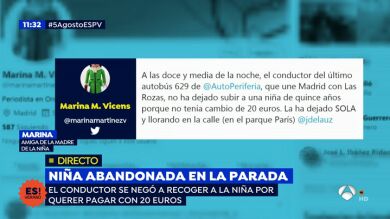 Un conductor de autobús no deja subir a una chica en plena noche por no llevar cambio