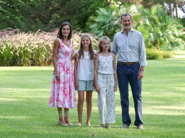 La Familia Real durante su posado en el palacio de Marivent La Familia Real durante su posado en el palacio de Marivent