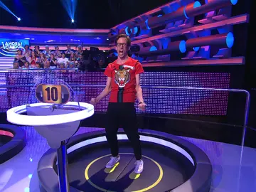 'Ahora Caigo' efusividad concursante 'Ahora Caigo' efusividad concursante