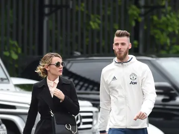 Edurne y David de Gea Edurne y David de Gea