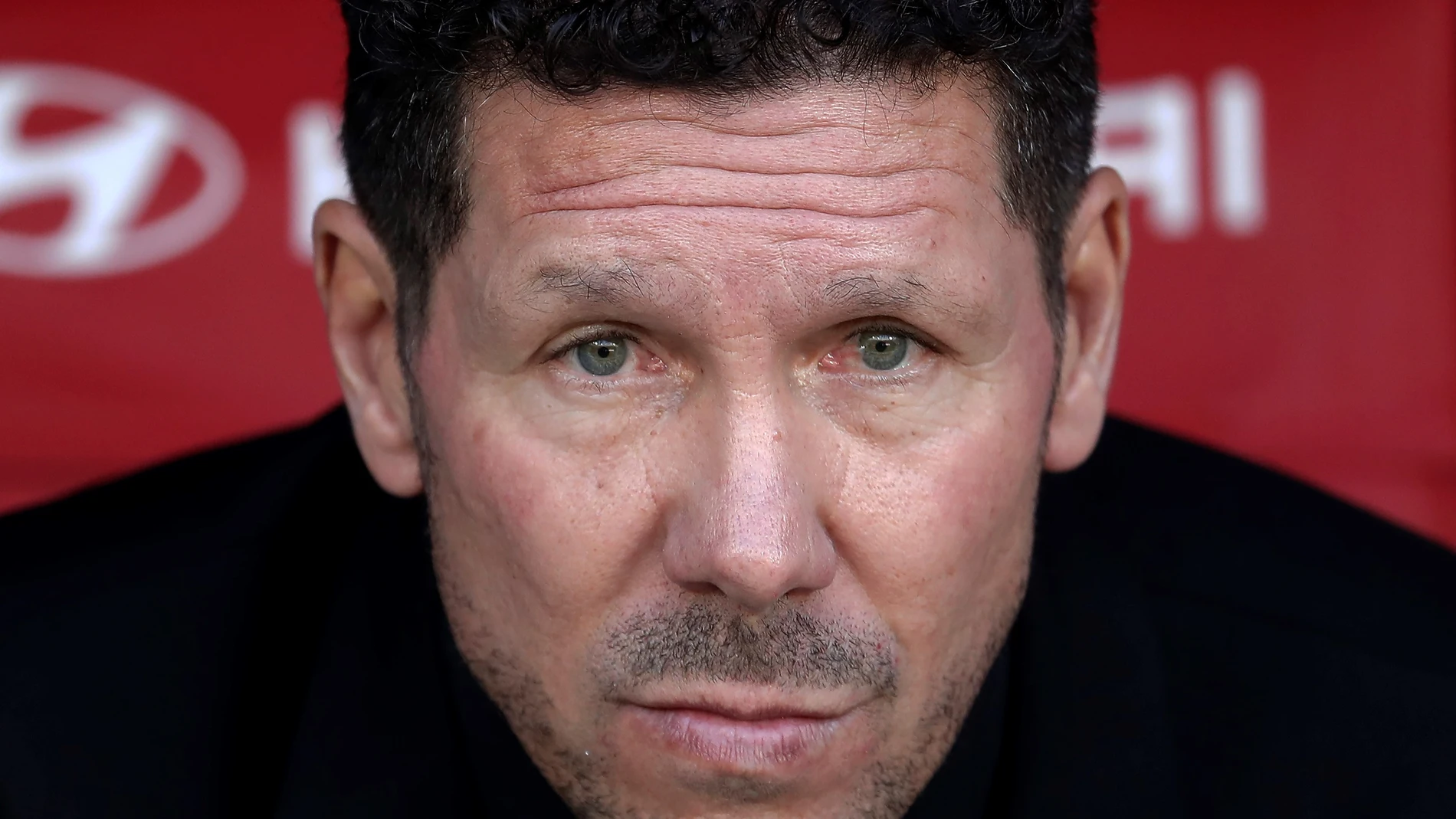 Diego Pablo Simeone, durante un partido del Atlético de Madrid Diego Pablo Simeone, durante un partido del Atlético de Madrid