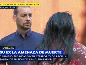 El exmarido saldrá de prisión y la amenza de muerte 