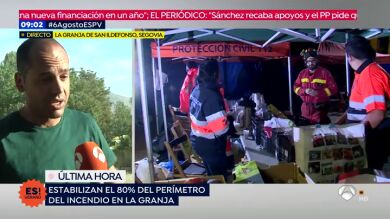 Samuel Alonso, alcalde de La Granja de San Ildefonso, sobre el incendio: 