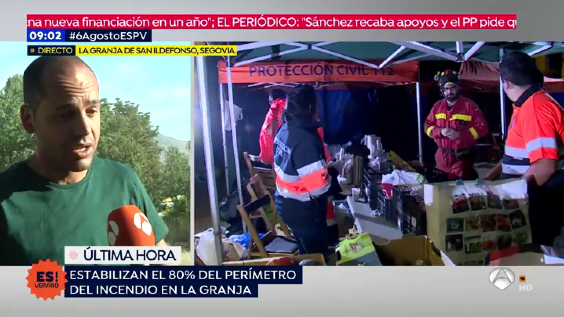 &Uacute;ltima Hora del incendio de la Granja 