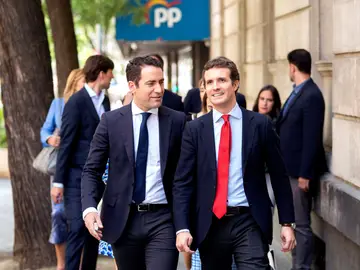 El líder del PP, Pablo Casado, y su secretario general, Teodoro García Egea El líder del PP, Pablo Casado, y su secretario general, Teodoro García Egea