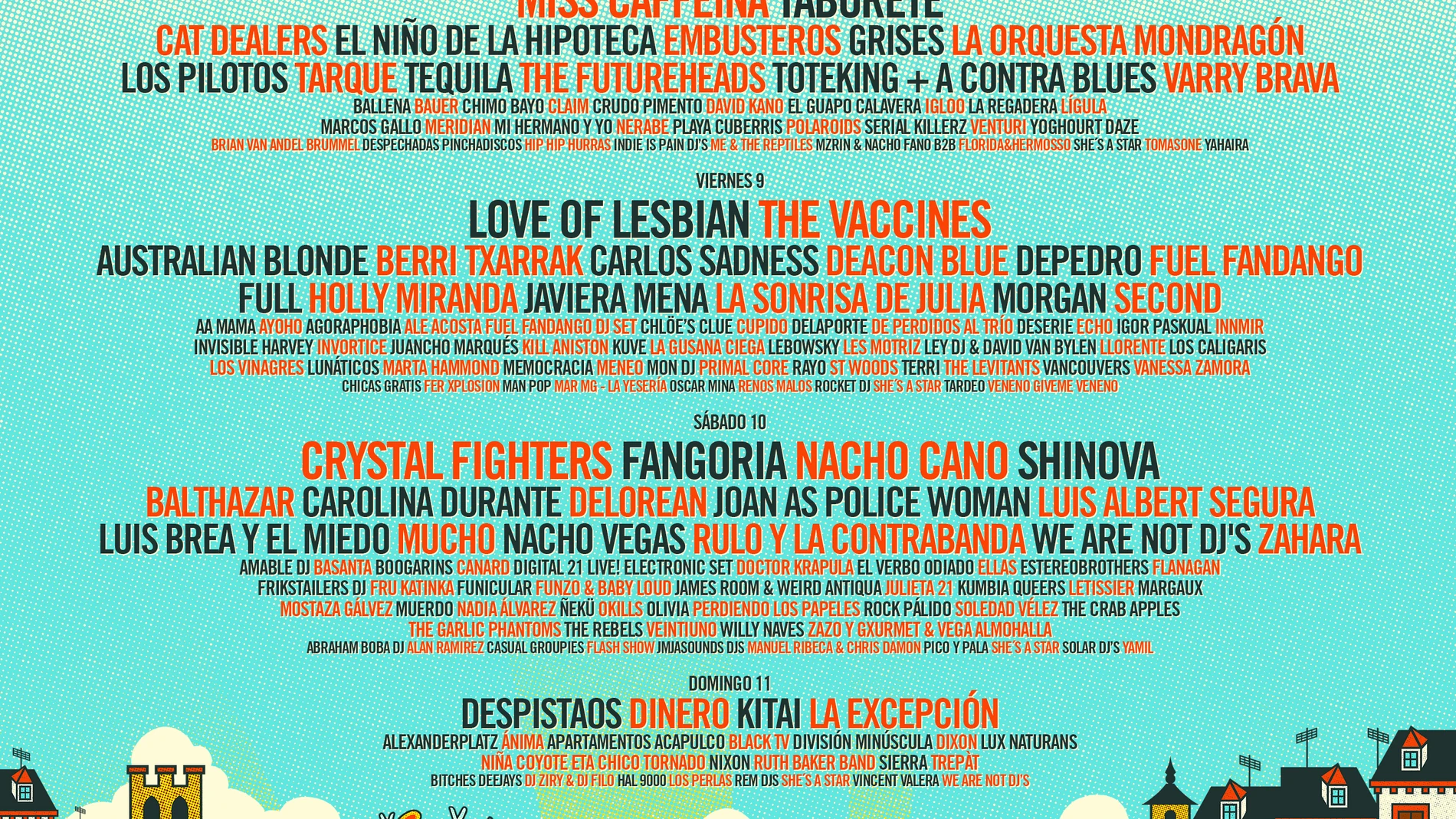 Cartel Sonorama Ribera 2019 Cartel Sonorama Ribera 2019