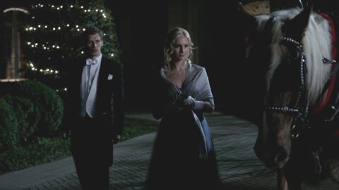 Klaus y Caroline en 'Crónicas Vampíricas'