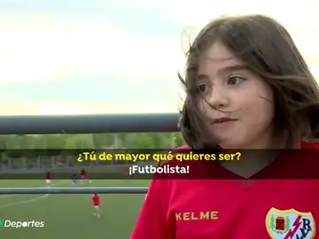 Las niñas españolas ya sueñan con ser futbolistas en vez de cantantes o actrices Las niñas españolas ya sueñan con ser futbolistas en vez de cantantes o actrices