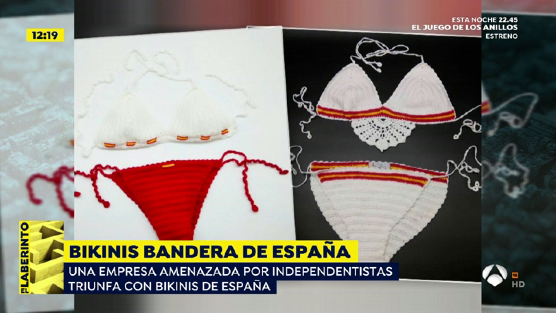 La due&ntilde;a de La Flamenca de Borgo&ntilde;a recibe amenazas tras dise&ntilde;ar bikinis con la bandera de Espa&ntilde;a 
