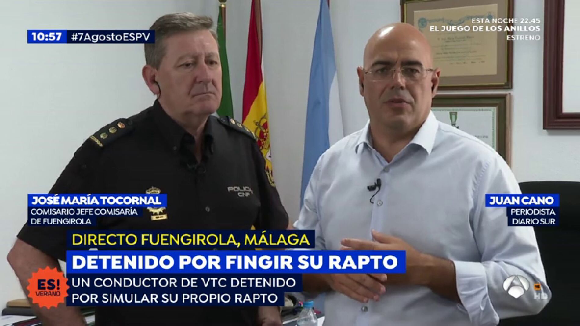 Un conductor de VTC simula su propio rapto