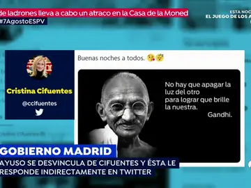 Cifuentes: "No hay que apagar la luz del otro para que brille la nuestra" Cifuentes: "No hay que apagar la luz del otro para que brille la nuestra"