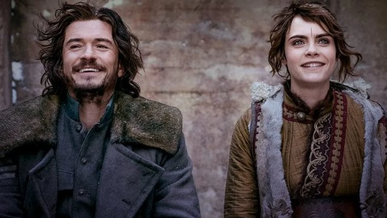 Orlando Bloom y Cara Delevingne en 'Carnival Row' Orlando Bloom y Cara Delevingne en 'Carnival Row'