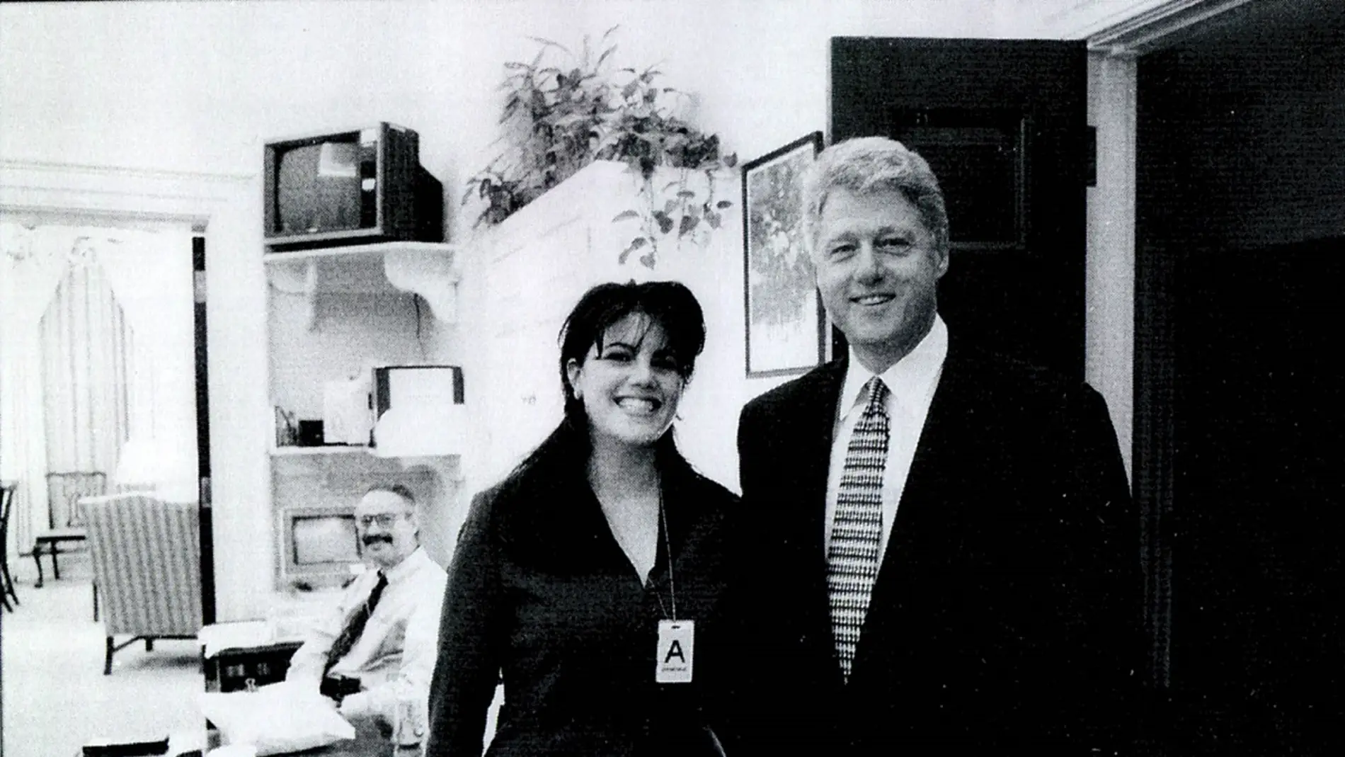 Monica Lewinsky y Bill Clinton en 1998