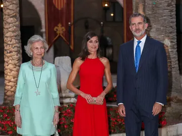 La Reina Sofía, Doña Letizia y Don Felipe La Reina Sofía, Doña Letizia y Don Felipe