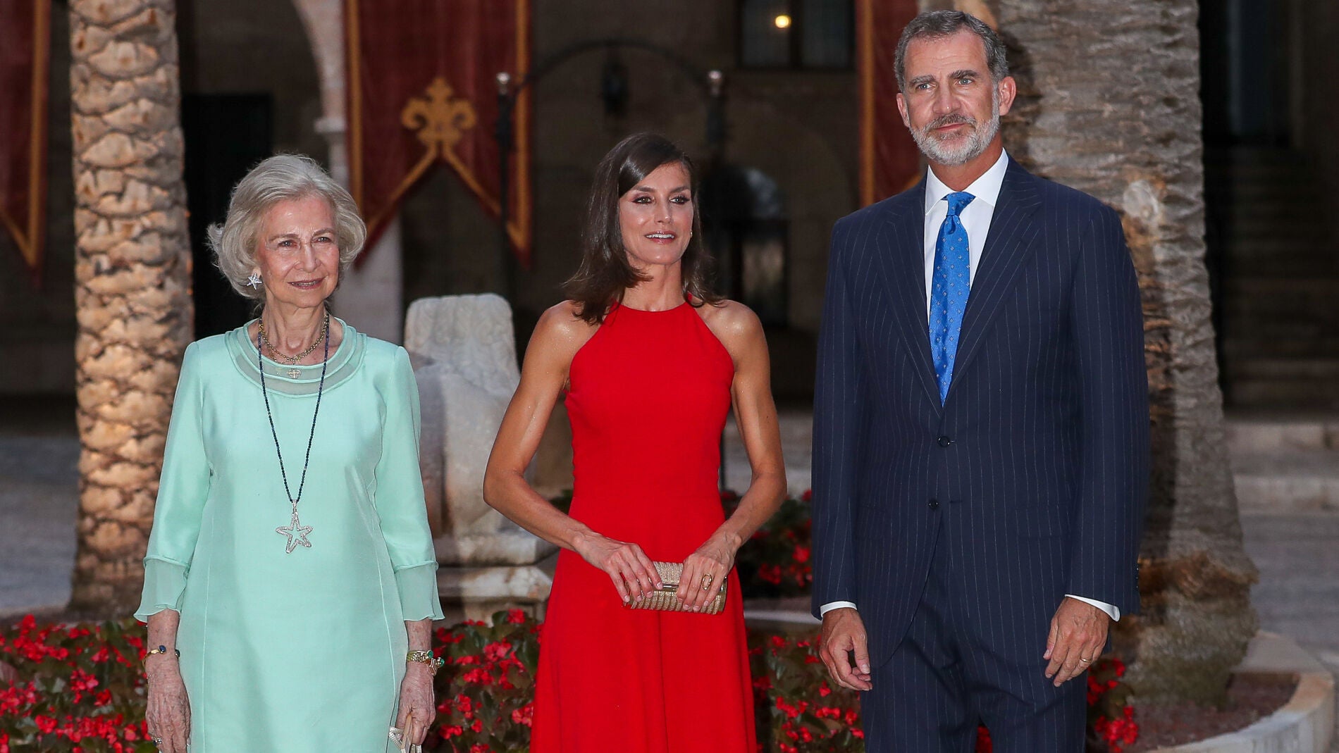La Reina Sofía, Doña Letizia y Don Felipe