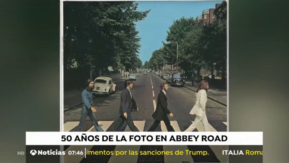 'Abbey Road' , el paso de cebra de The Beatles, sigue siendo un icono 50 años después
