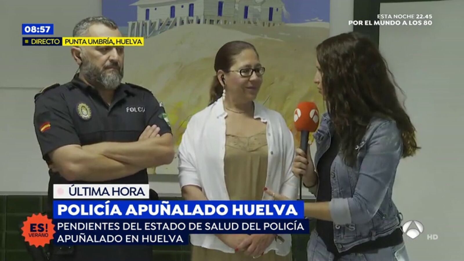 La alcaldesa de Punta Umbría, tras el apuñalamiento a un policía en la playa: 