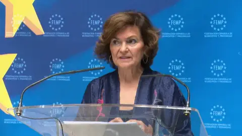 Carmen Calvo, sobre violencia de género: "Me inquieta que haya algún partido que no esté en el pacto" Carmen Calvo, sobre violencia de género: "Me inquieta que haya algún partido que no esté en el pacto"