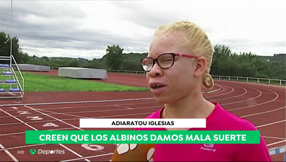 La increíble historia de Adiaratou Iglesias: la atleta más rápida de Galicia es albina y tiene discapacidad visual