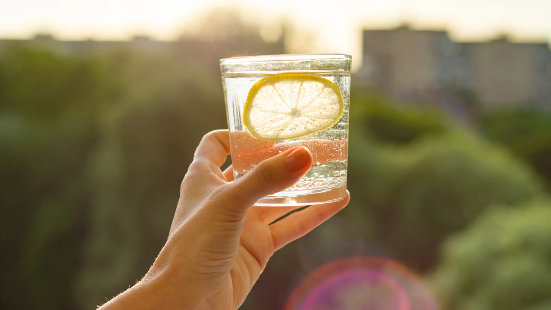 Agua con limón Agua con limón