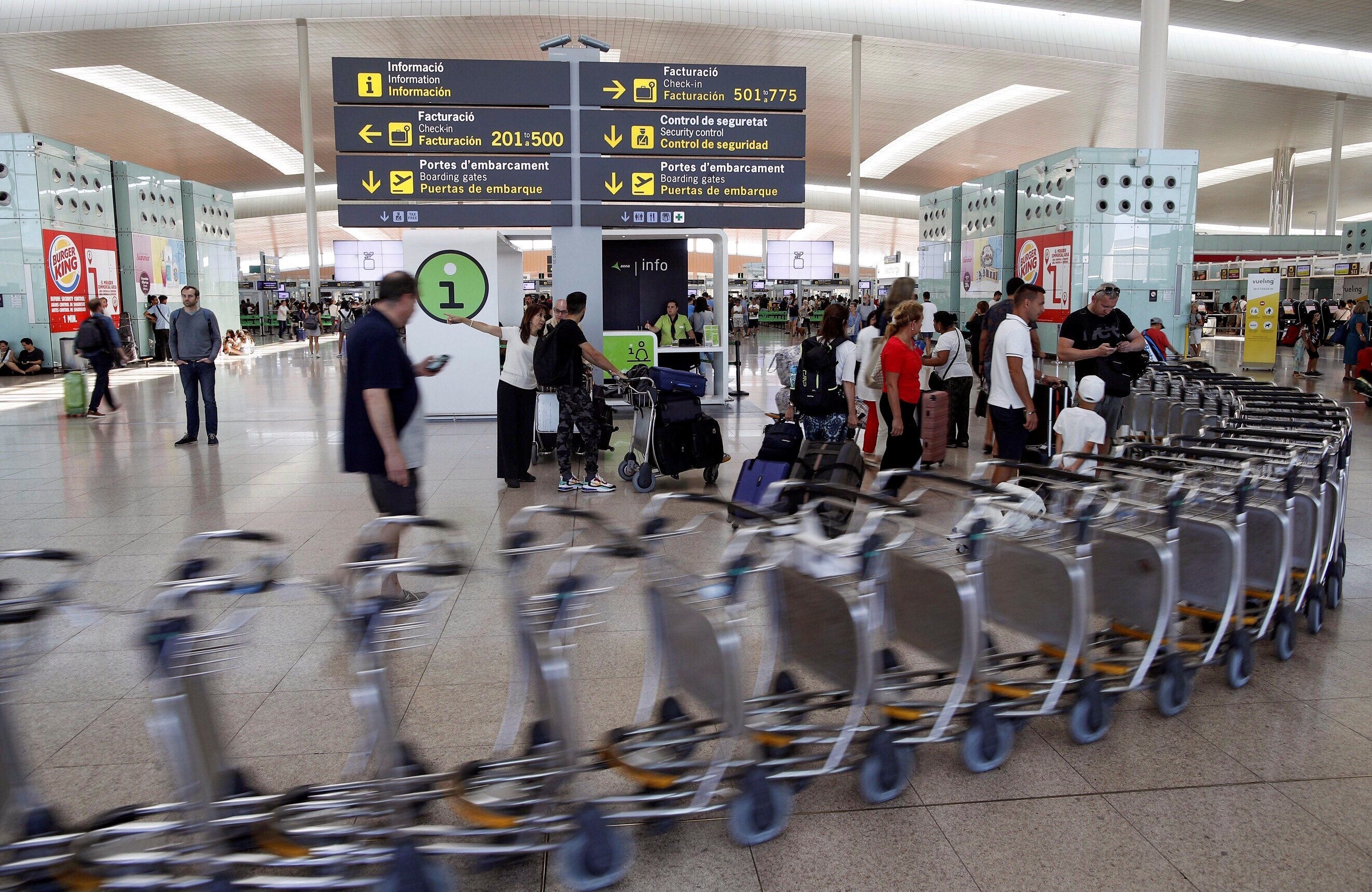 El aeropuerto de El Prat, crece low cost
