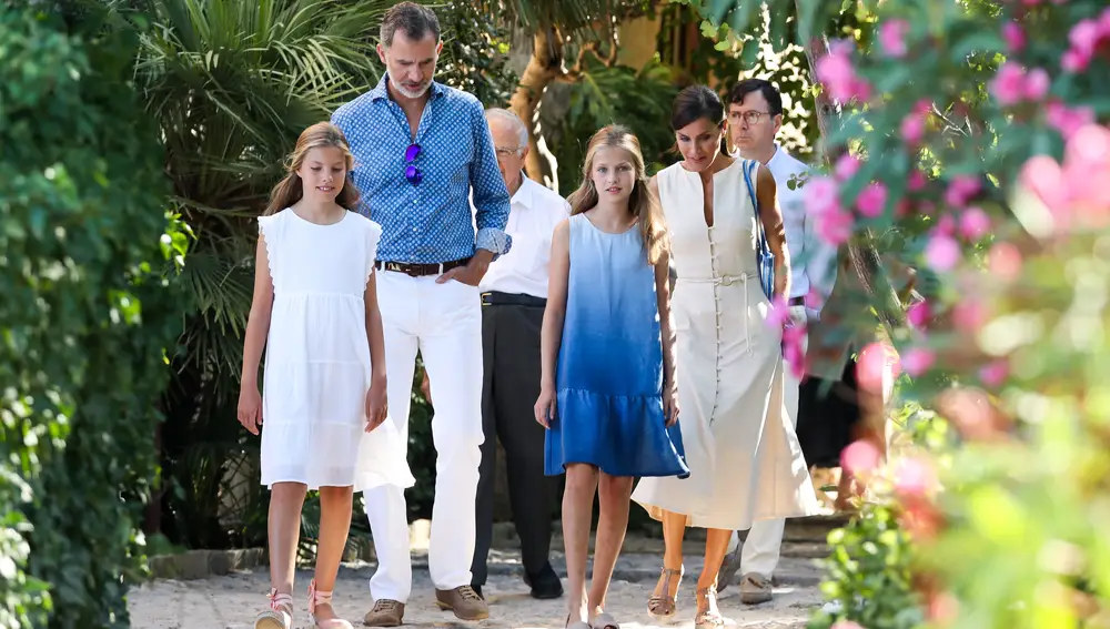 La Familia Real en Mallorca