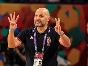 Aleksandar Djordjevic, entrenador de Serbia Aleksandar Djordjevic, entrenador de Serbia