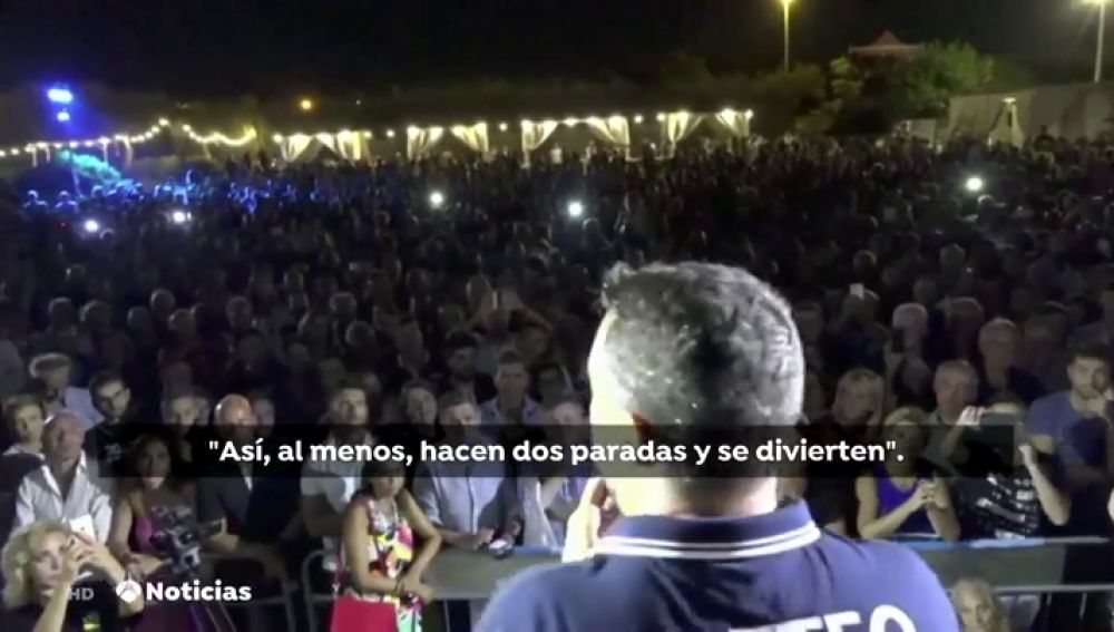 Salvini, sobre los inmigrantes del Open Arms: "Que los lleven a Ibiza y Formentera, así aprovechan y se divierten"