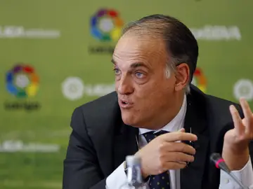 El presidente de la Liga, Javier Tebas, asegura que habrá partidos los lunes El presidente de la Liga, Javier Tebas, asegura que habrá partidos los lunes