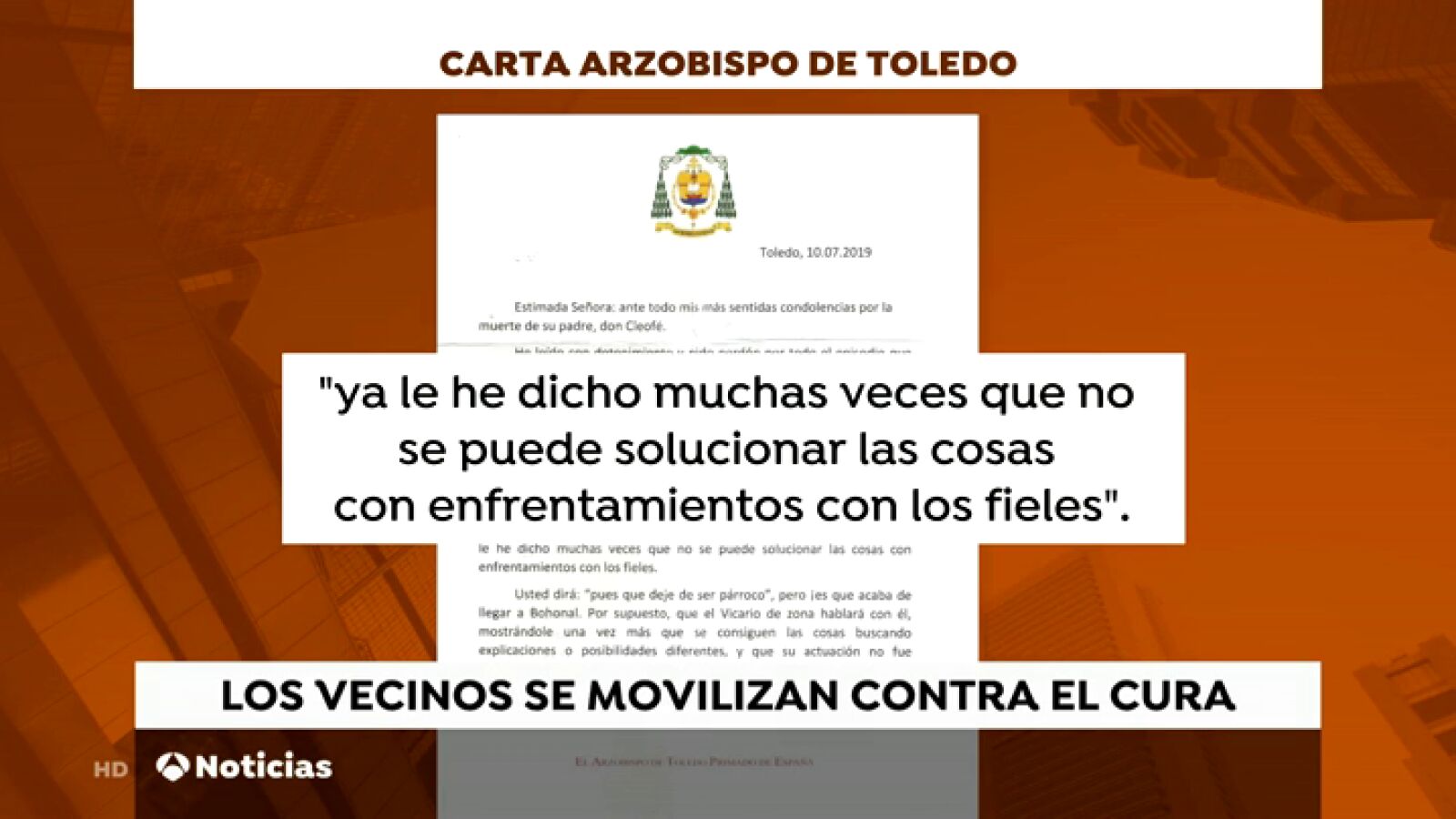 Los vecinos de Bohonal de Ibor se movilizan contra su cura y piden al arzobispo que lo traslade