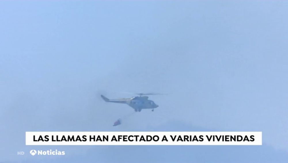 Los evacuados por el fuego de Gran Canaria, preocupados por estado de sus casas