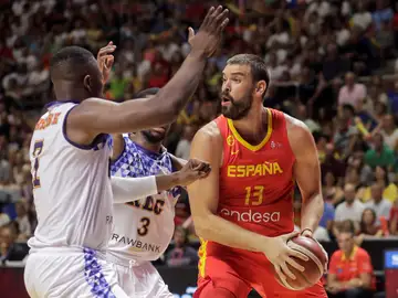 Marc Gasol lidera el ataque de la selección española ante RD Congo Marc Gasol lidera el ataque de la selección española ante RD Congo