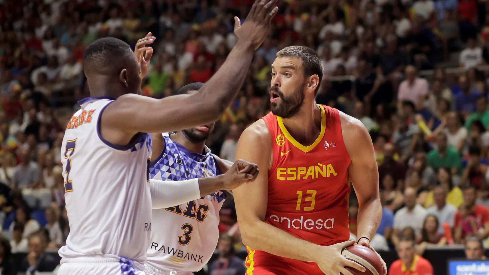 Marc Gasol lidera el ataque de la selección española ante RD Congo Marc Gasol lidera el ataque de la selección española ante RD Congo