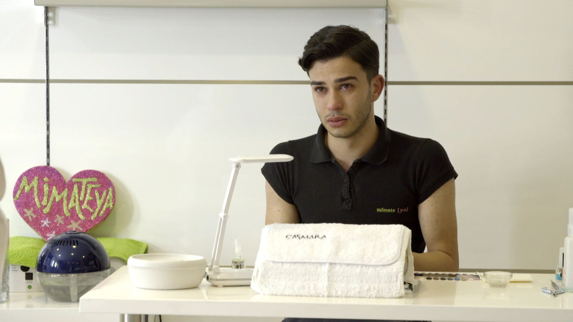 Sergio trabajando en 'El Contenedor'