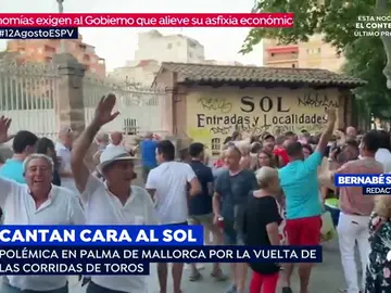 'Cara al Sol' en las corridas de toros en Mallorca 'Cara al Sol' en las corridas de toros en Mallorca
