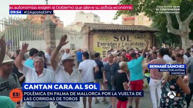 Regresan a las corridas en Palma entonando el 'Cara al Sol' 
