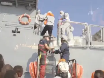 Los 356 migrantres del 'Ocean Viking' ya están en Malta Los 356 migrantres del 'Ocean Viking' ya están en Malta