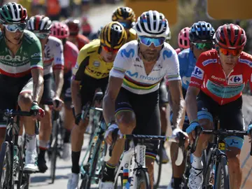 Ciclistas durante La Vuelta Ciclista a España 2019 Ciclistas durante La Vuelta Ciclista a España 2019