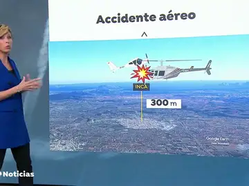 Reconstrucción del accidente aéreo en el que dos aeronaves colisionaron en Mallorca Reconstrucción del accidente aéreo en el que dos aeronaves colisionaron en Mallorca