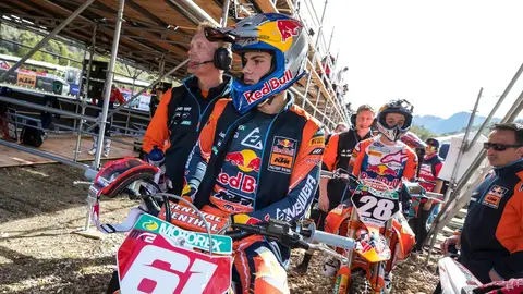 El piloto de MX2, Jorge Prado. El piloto de MX2, Jorge Prado.